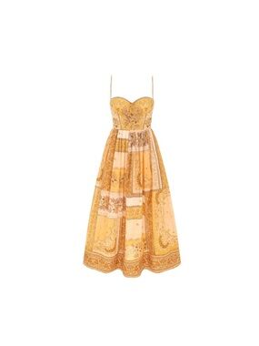 Zimmermann | Dresses | Zimmermann Cutout Knotted Printed Linen Midi Dress | Poshmark Zimmermann | Dresses | Zimmermann Cutout Knotted Printed Linen Midi Dress | Poshmark